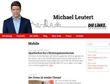 Tablet Screenshot of michael-leutert.de